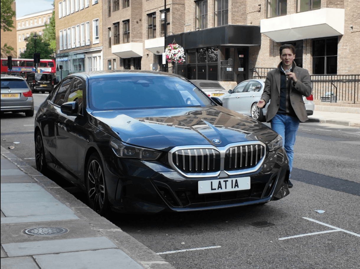 LAT 1A Embassy Number Plate